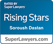 Badge - Super Lawyers Rising Stars, Soroush Dastan